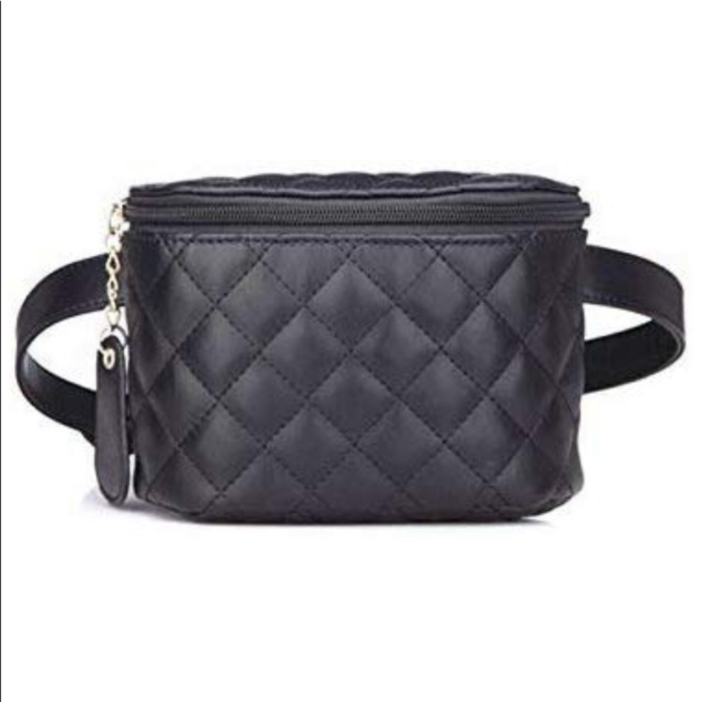 Black fanny pack-Fits small—Never worn